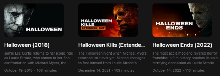 Three movies. One unstoppable nightmare.